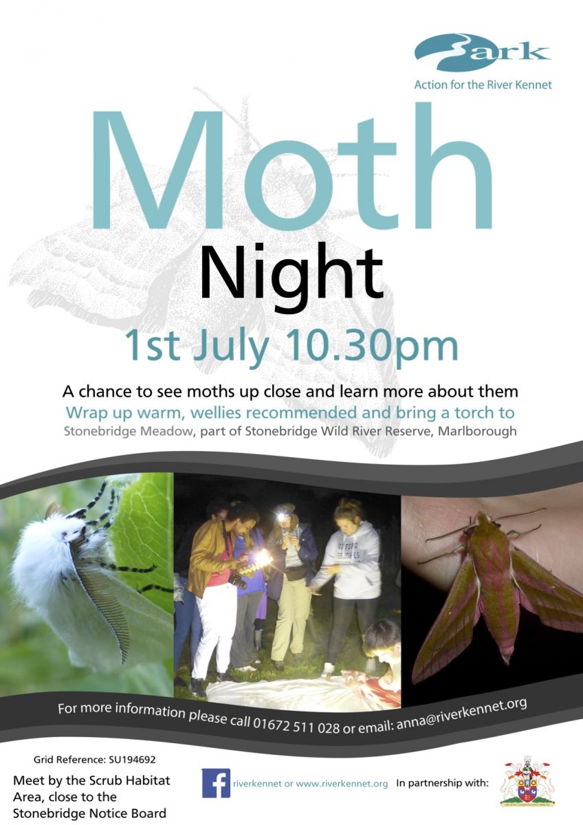 July Moth Night Poster